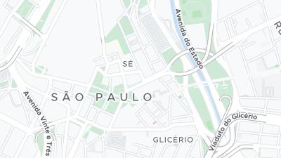 Kaart met de situering van het hotel