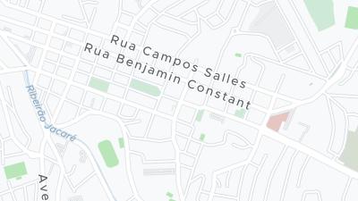 Kaart met de situering van het hotel