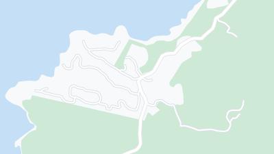 Kaart met de situering van het hotel