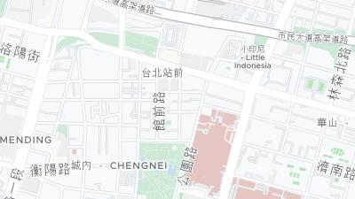 Hotel location map