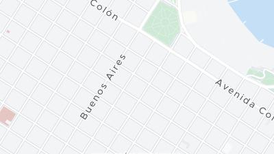 Kaart met de situering van het hotel