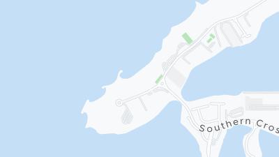 Kaart met de situering van het hotel