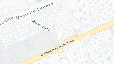 Kaart met de situering van het hotel