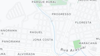 Mapa de localização do hotel