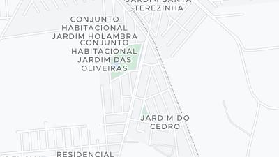 Kaart met de situering van het hotel