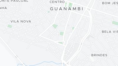 Kaart met de situering van het hotel