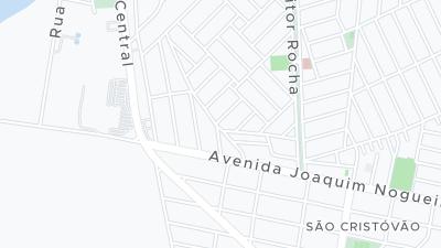 Kaart met de situering van het hotel