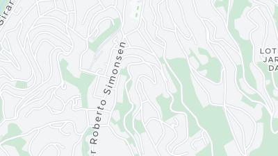 Kaart met de situering van het hotel