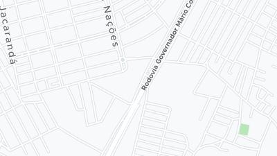 Kaart met de situering van het hotel