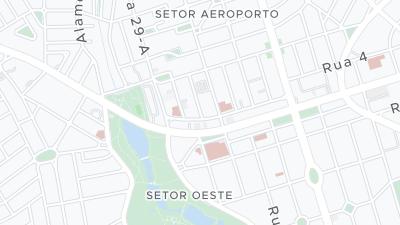 Kaart met de situering van het hotel