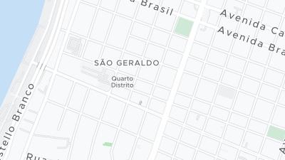 Mapa de localização do hotel