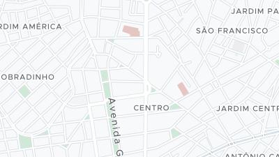 Mapa de localização do hotel