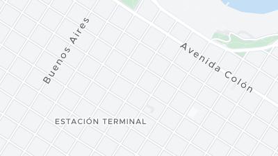 Kaart met de situering van het hotel