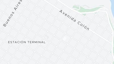 Kaart met de situering van het hotel