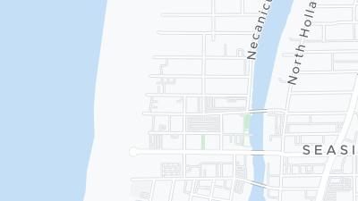 Kaart met de situering van het hotel