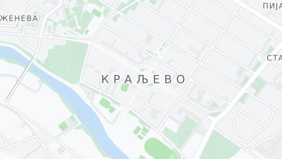 Kaart met de situering van het hotel