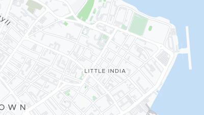 Kaart met de situering van het hotel