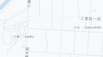 Kaart met de situering van het hotel