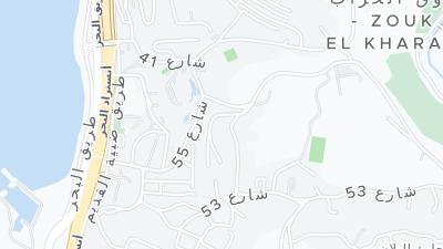 Hotel location map