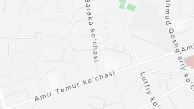 Mapa de localização do hotel