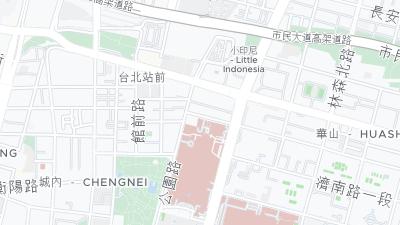 Hotel location map