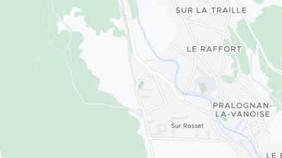 Mapa de localização do hotel