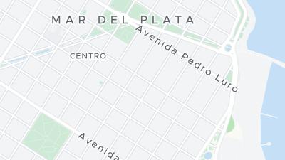 Kaart met de situering van het hotel