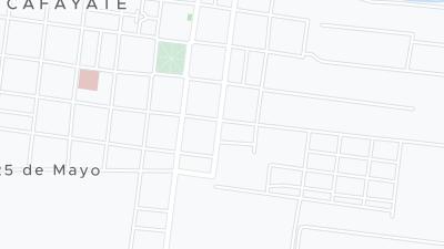 Kaart met de situering van het hotel