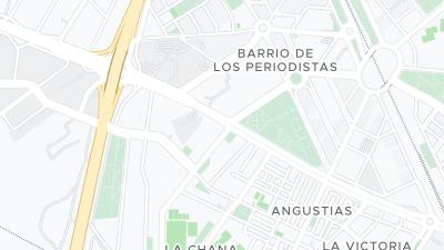 Kaart met de situering van het hotel