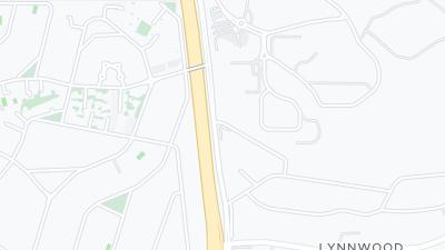 Kaart met de situering van het hotel