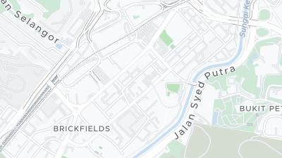 Hotel location map