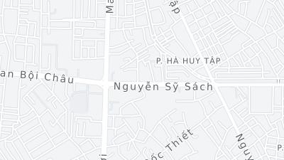 Kaart met de situering van het hotel