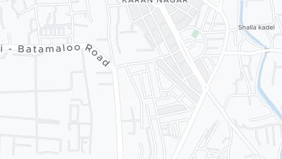 Mapa de localização do hotel