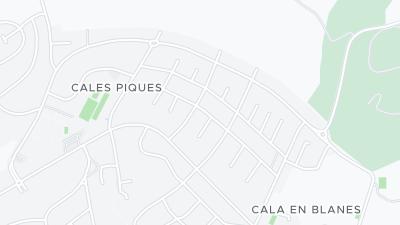 Kaart met de situering van het hotel