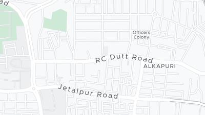 Hotel location map