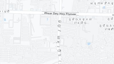 Kaart met de situering van het hotel