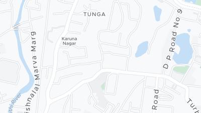 Mapa de localização do hotel