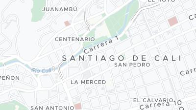 Hotel location map