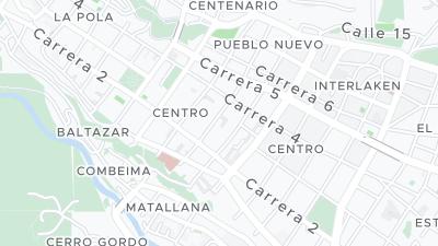 Hotel location map