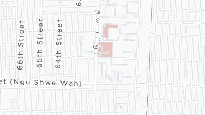 Kaart met de situering van het hotel