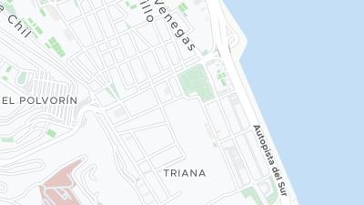 Mapa de localização do hotel