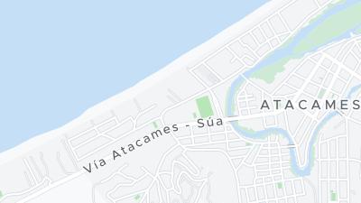 Kaart met de situering van het hotel