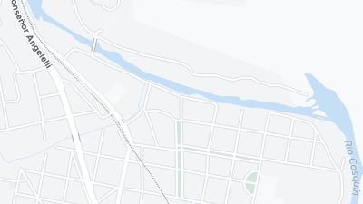 Kaart met de situering van het hotel