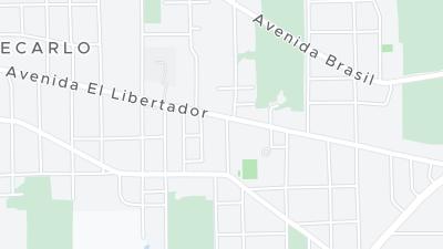 Kaart met de situering van het hotel