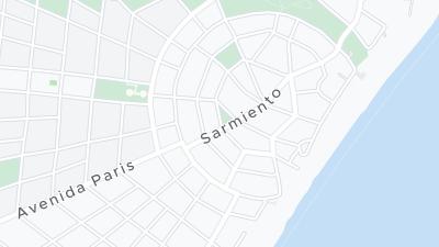 Kaart met de situering van het hotel