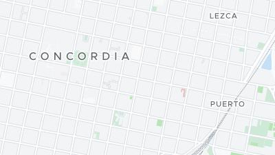 Kaart met de situering van het hotel