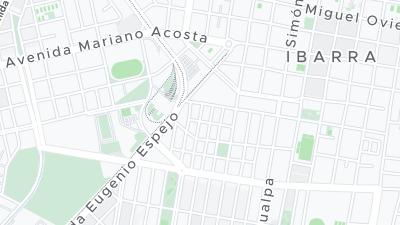 Kaart met de situering van het hotel