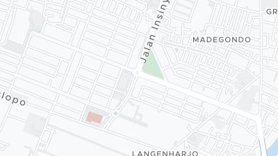 Mapa de localização do hotel