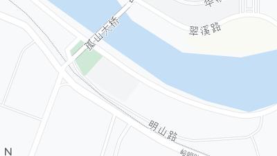 Kaart met de situering van het hotel