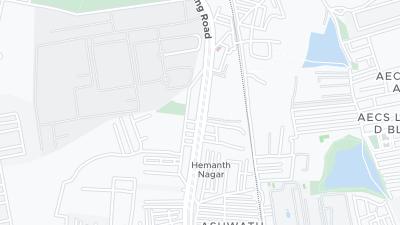 Kaart met de situering van het hotel